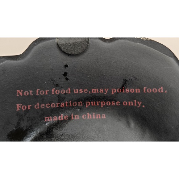 Pedestal Fruit Bowl, Large Italian Style VTG Gold And Brown Edges Light Weight. - Picture 6 of 8